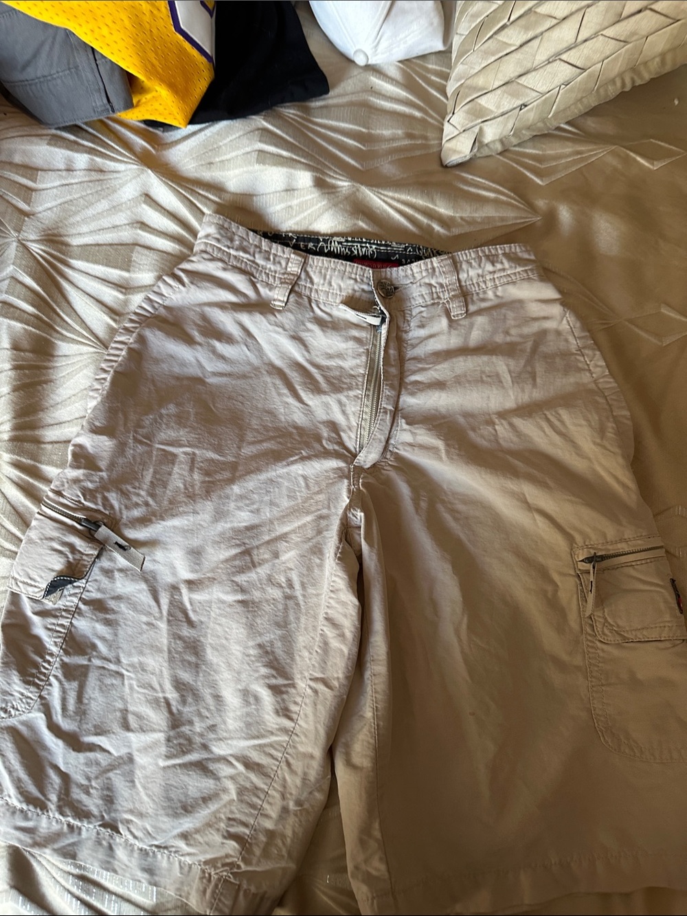 Quiksilver Boys Tan Cargo Shorts